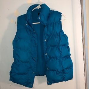 Blue faded glory puffer vest